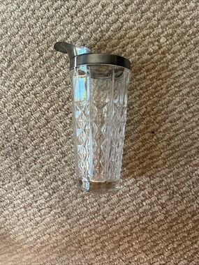 Vintage Val St Lambert Cocktail Pitcher Tarnished